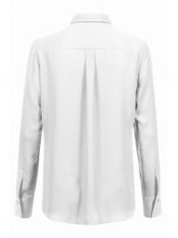 Chiffon Bluse Weiß